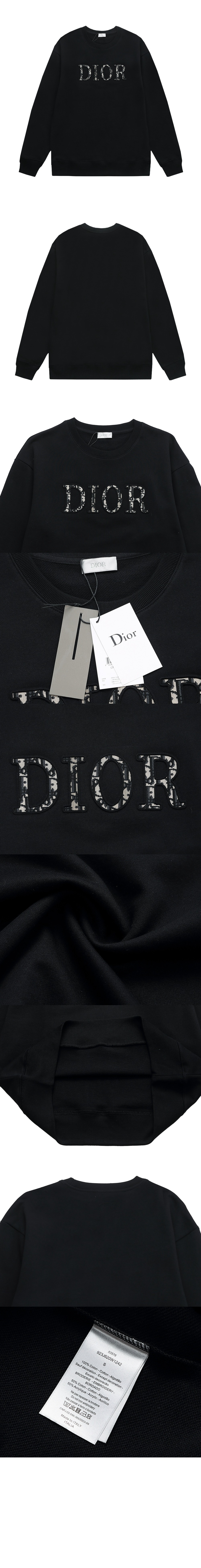 디올 플라워 코튼 톱