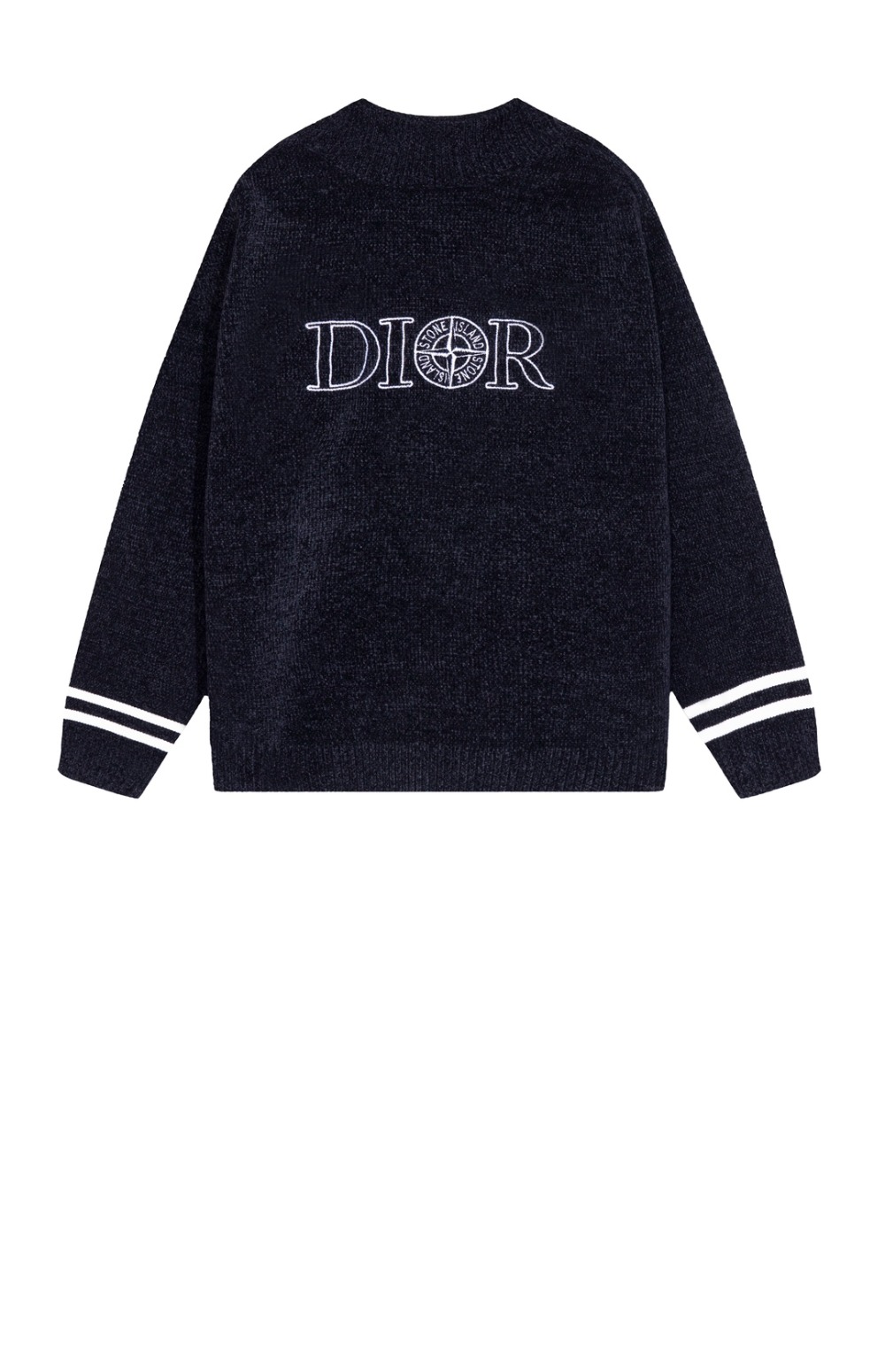 디올 로고 니트 상의