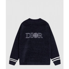 디올 로고 니트 상의