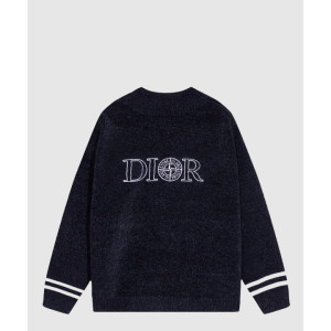 디올 로고 니트 상의