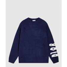 디올 로고 니트 상의