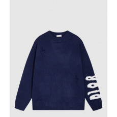 디올 로고 니트 상의