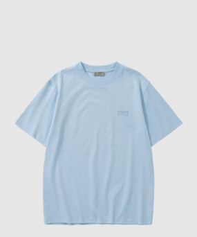 디올 로고 프린트 반팔