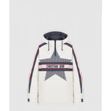 디올 로고 후드 긴팔