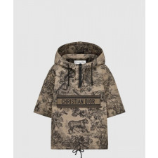 디올 로고 후드 긴팔