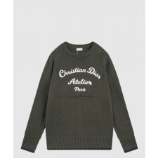 디올 로고 프린트 긴팔