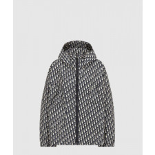 디올 로고 프린트 재킷