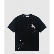 디올 로고 프린트 반팔