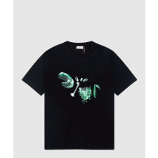 디올 로고 프린트 반팔