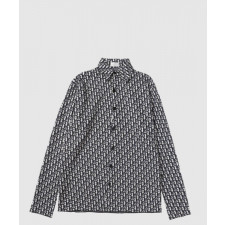 디올 로고 셔츠