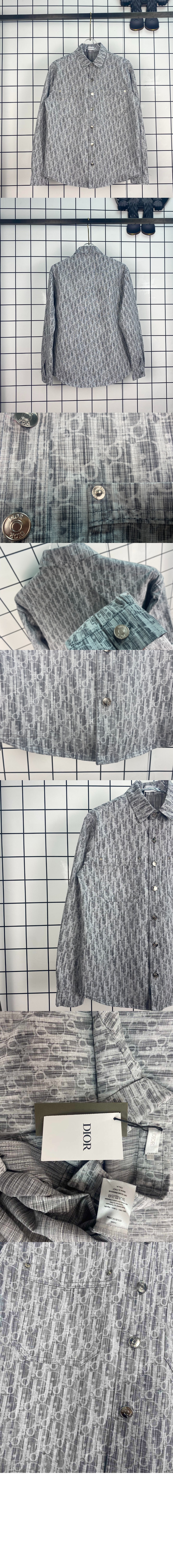 디올 로고 셔츠