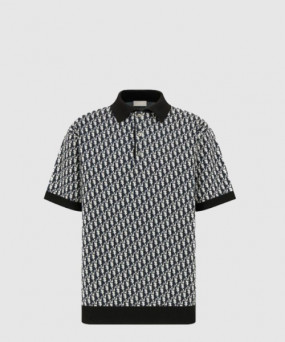 디올 로고 니트 톱