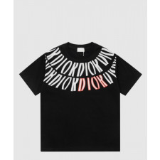 디올 로고 프린트 반팔