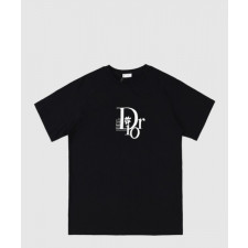 디올 로고 프린트 반팔