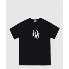 디올 로고 프린트 반팔