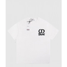 디올 로고 프린트 반팔