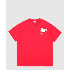 디올 로고 프린트 반팔