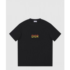 디올 로고 프린트 반팔