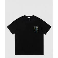 디올 로고 프린트 반팔