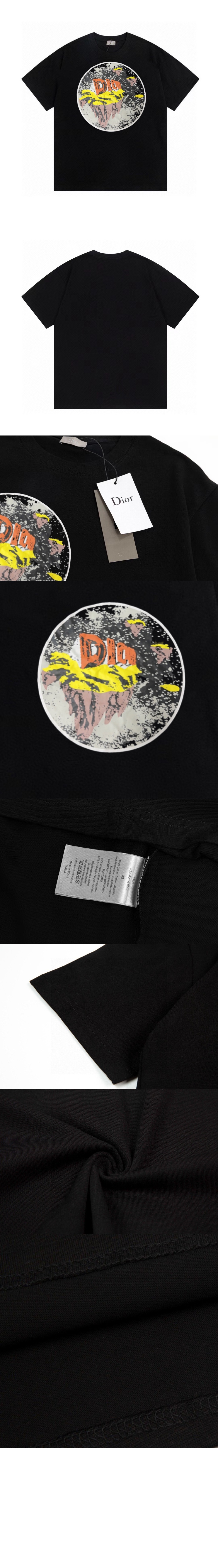 디올 플라워 코튼 톱