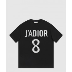 디올 로고 프린트 반팔