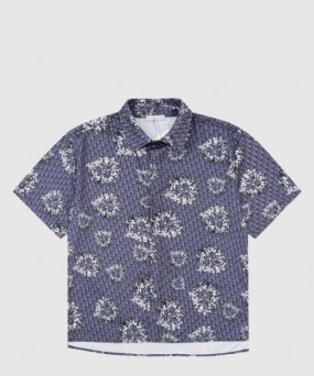 디올 플라워 코튼 톱