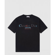 디올 로고 프린트 반팔