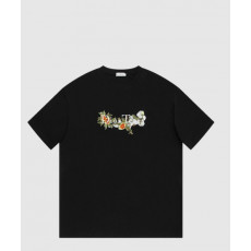 디올 로고 프린트 반팔