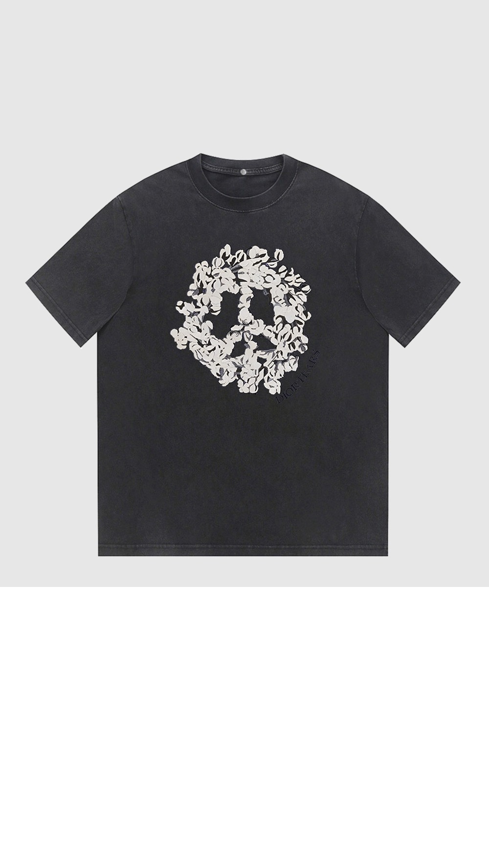 디올 플라워 코튼 톱