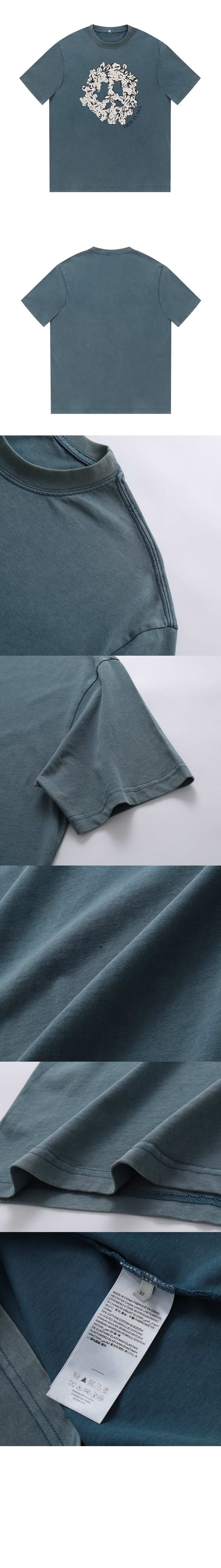 디올 플라워 코튼 톱