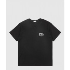 디올 로고 프린트 반팔