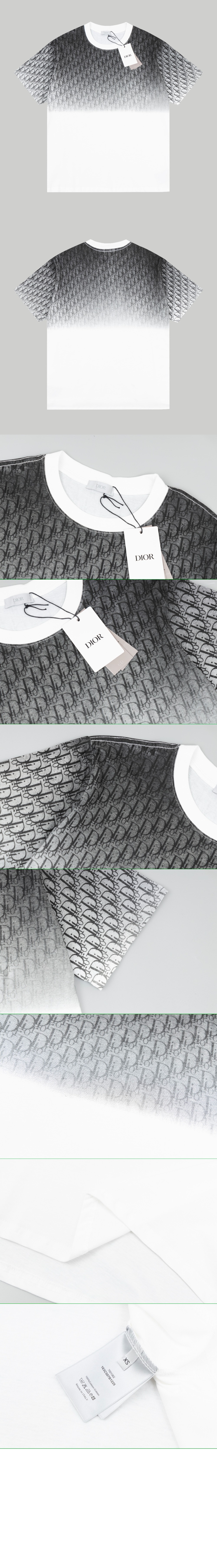 디올 플라워 코튼 톱