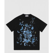 디올 플라워 코튼 톱