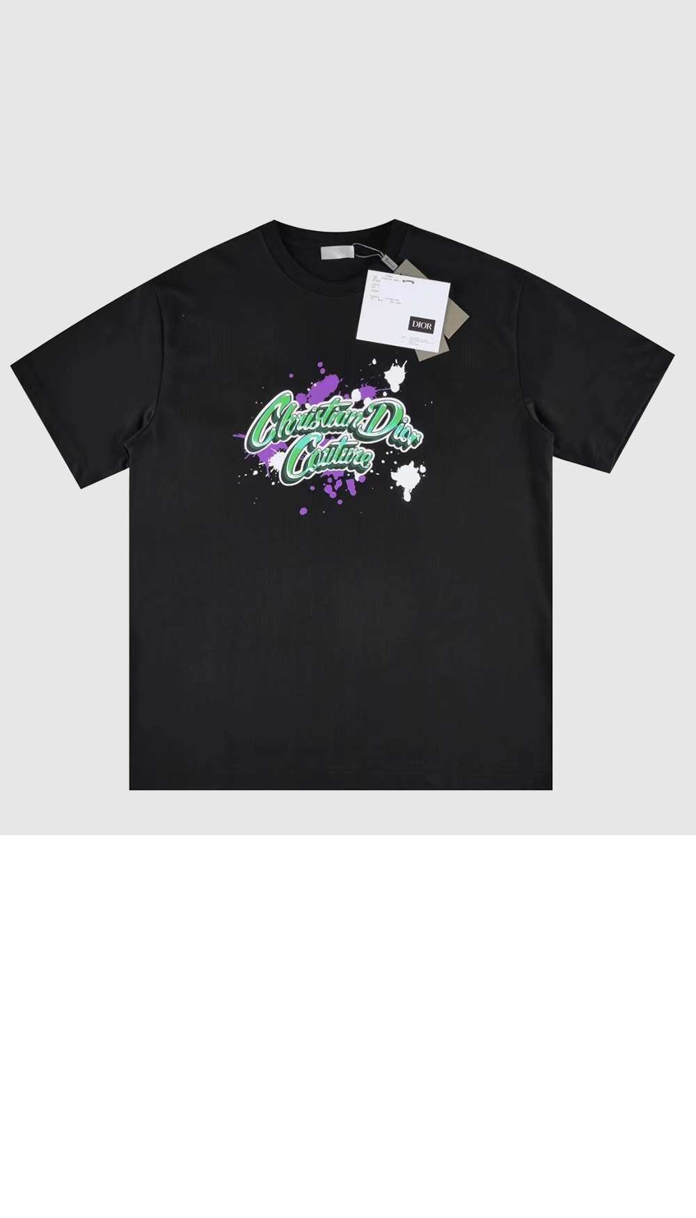 디올 플라워 코튼 톱