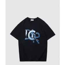 디올 로고 프린트 반팔