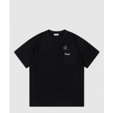 디올 로고 프린트 반팔