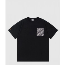 디올 로고 프린트 반팔