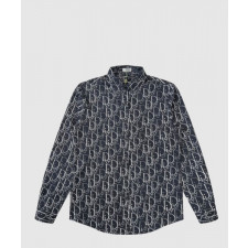 디올 플라워 패턴 셔츠