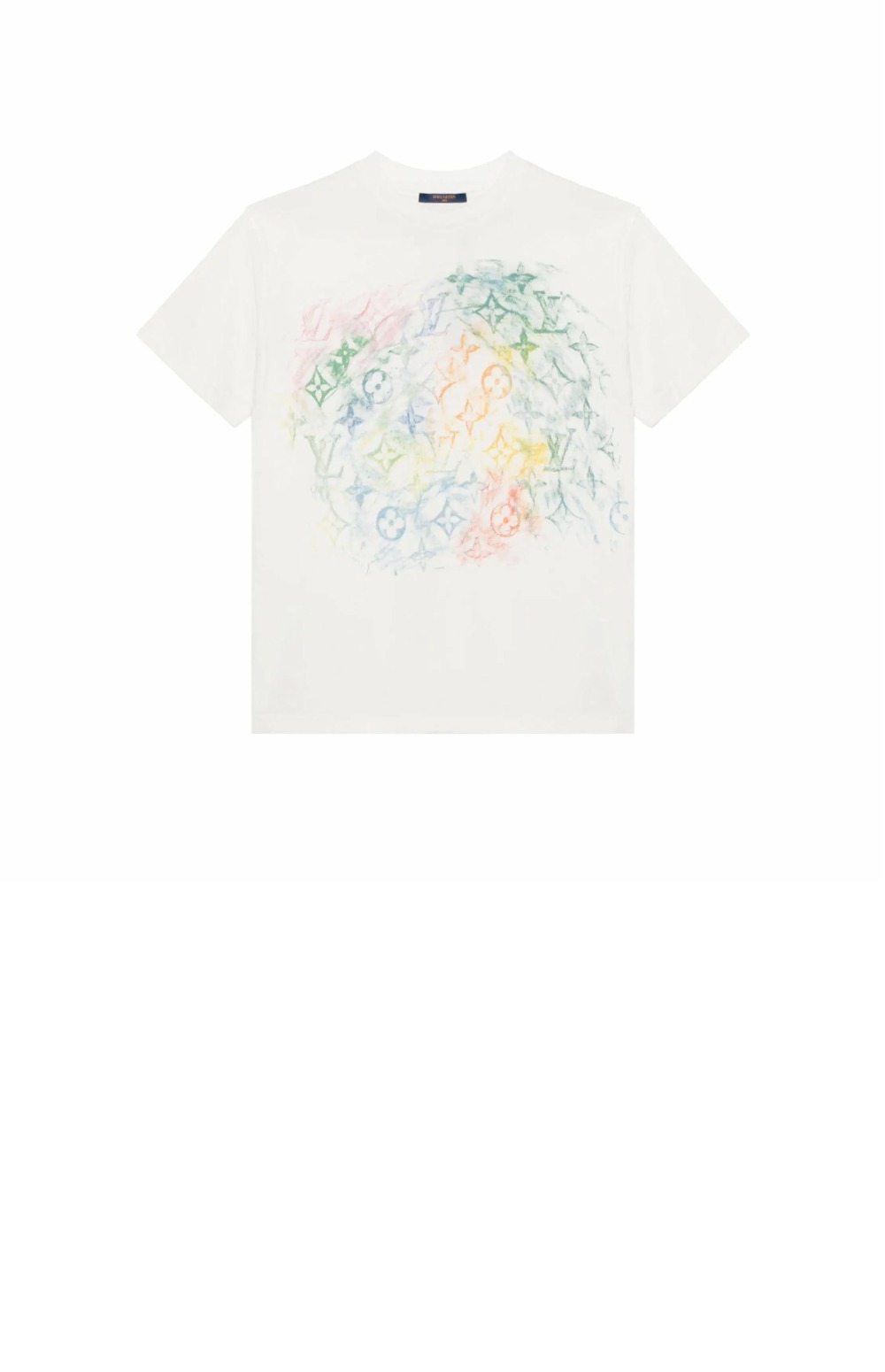 루이비통 프론트 파스텔 모노그램 반팔 티셔츠