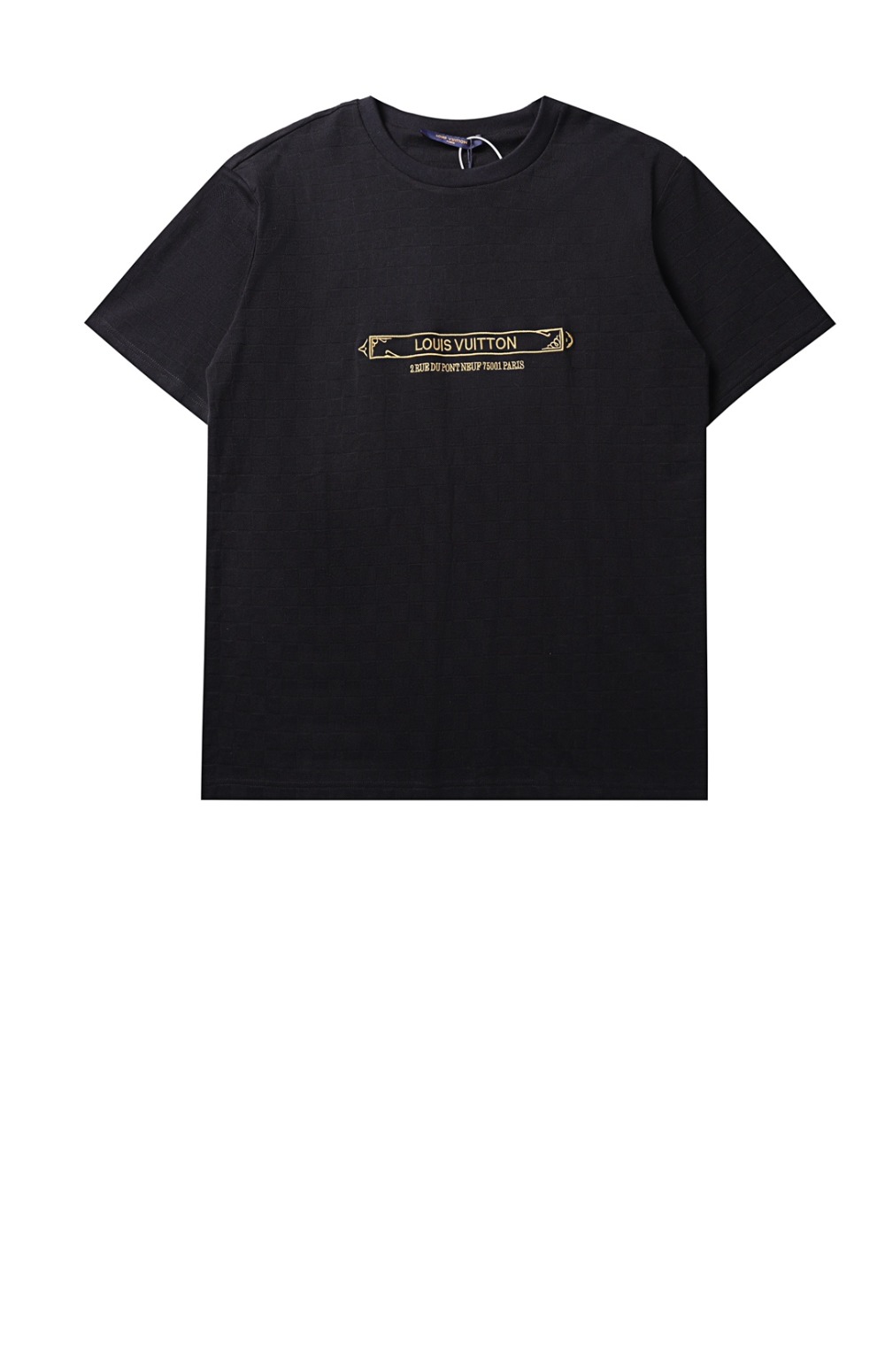 루이비통 엠벨리시드 다미에 피케 티셔츠