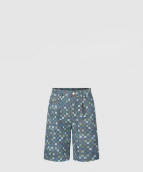 루이비통 다미에 와이드 샴브레이 쇼츠