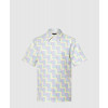 루이비통 그래픽 프린티드 쇼트 슬리브드 셔츠