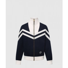 루이비통 니티드 코튼 세일러 블루종