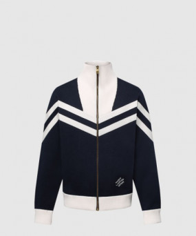 루이비통 니티드 코튼 세일러 블루종