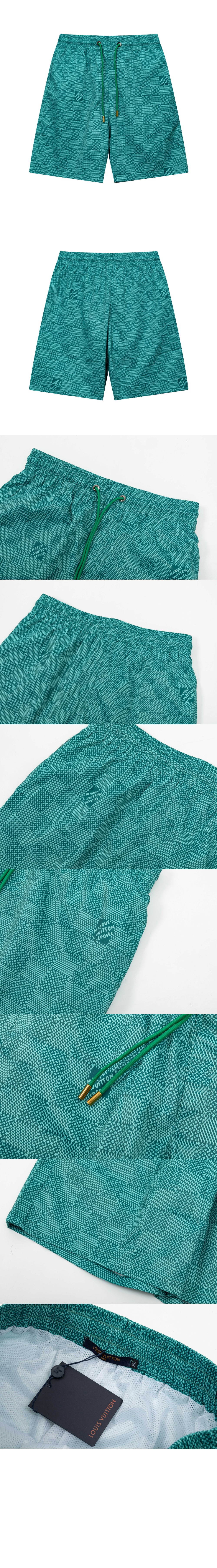 루이비통 프린티드 나일론 스윔쇼츠