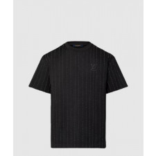 루이비통 크리스털 장식 코튼 티셔츠