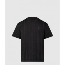 루이비통 크리스털 장식 코튼 티셔츠