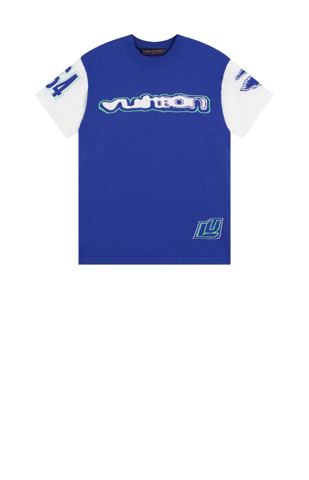 루이비통 그래픽 코튼 티셔츠