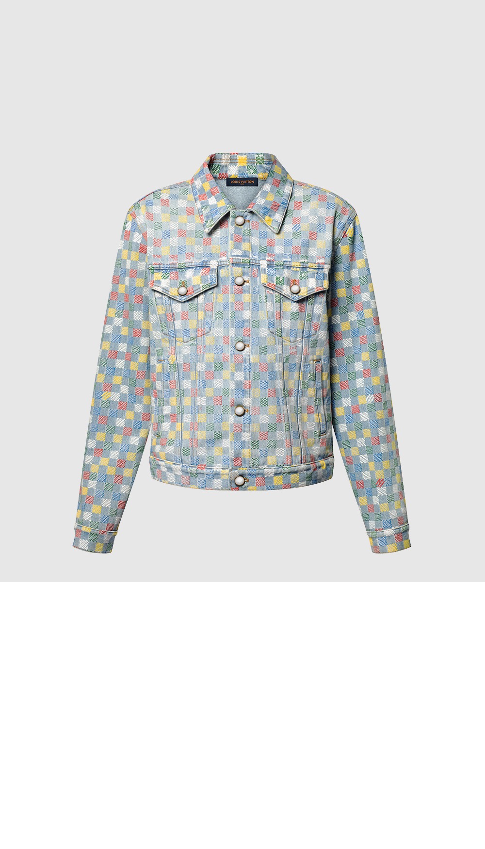루이비통 다미에 데님 트러커 재킷