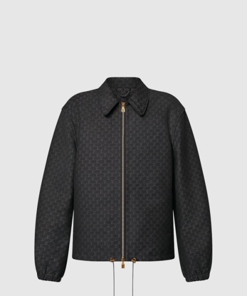 루이비통 코튼 블렌드 블루종